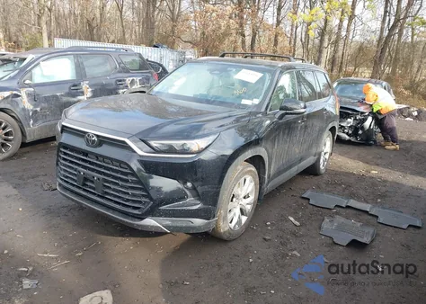 2026 Toyota Grand Highlander Hybrid Limited из США, поврежденный, VIN 5TDACAB55TS065941